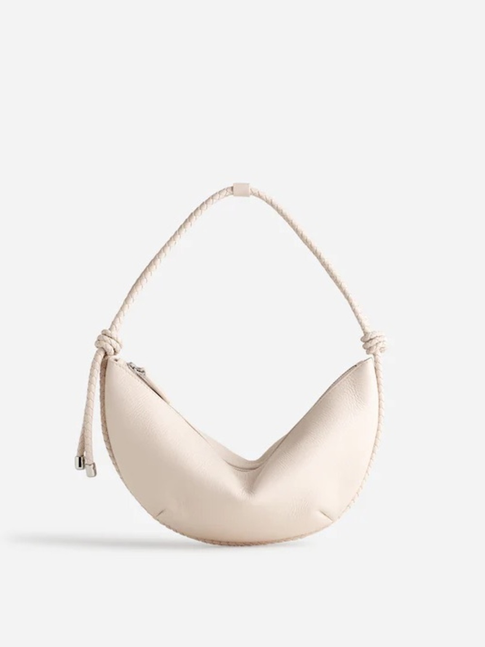 Madewell The Bolo leather Shoulder Bag in Ivory NWT $138 NV592